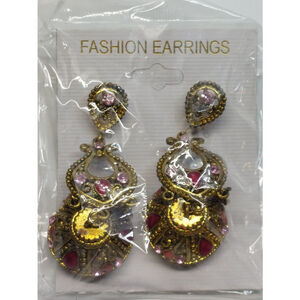 Fashion Earrings Gold Dangling